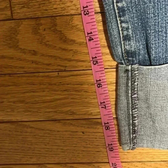 [12]NYDJ  Lift Tuck High Rise Wide Cuff Capri Crop Jeans - Picture 6 of 8